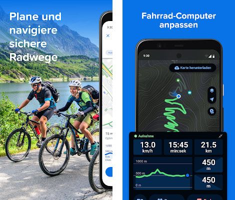 Bikemap - Personalisierte Routenplanung, GPS-Navigation für Radfahrer