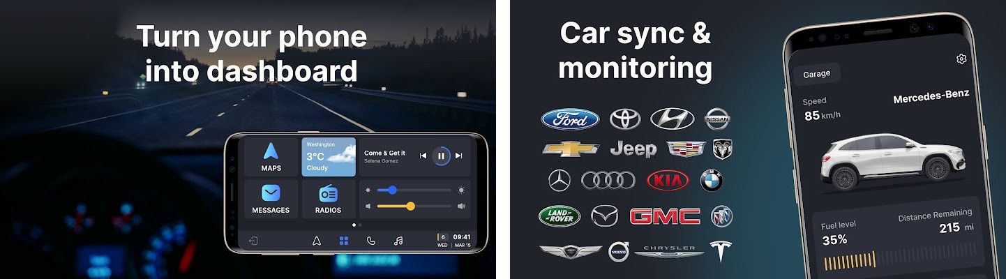 Auto Sync for Android/Car Play - Live-Fahrzeugdaten, CarPlay & Android Auto, Digitaler Autoschlüssel