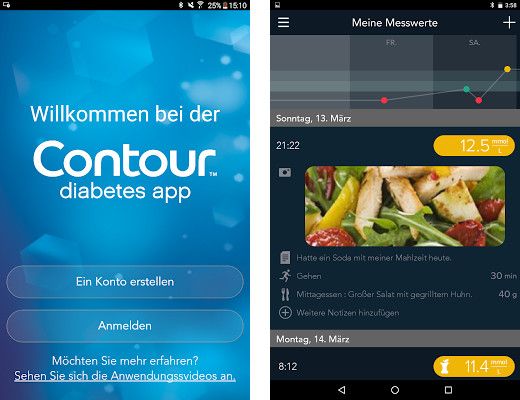 CONTOUR DIABETES app (DE) - Seamless blood glucose monitoring, Easy-to-use interface