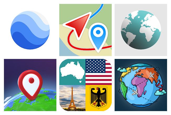 Les 17 meilleures applications geographie pour mobile Android, iPhone