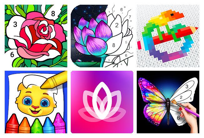 Les 20 meilleures applications coloriage pour mobile Android, iPhone