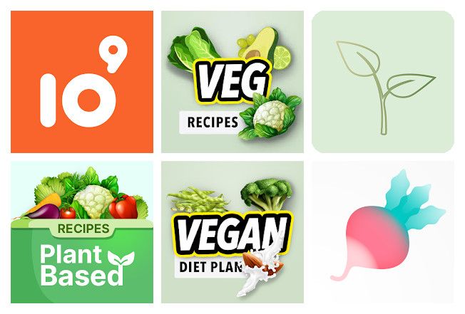 Les 6 meilleures recette vegetarienne pour mobile Android, iPhone