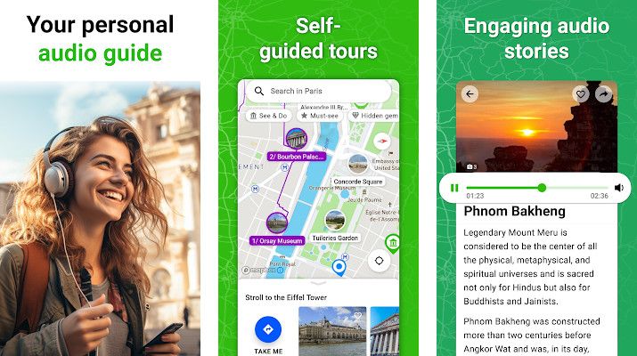 SmartGuide - Self-guided audio tours, Offline maps, Personalized recommendations