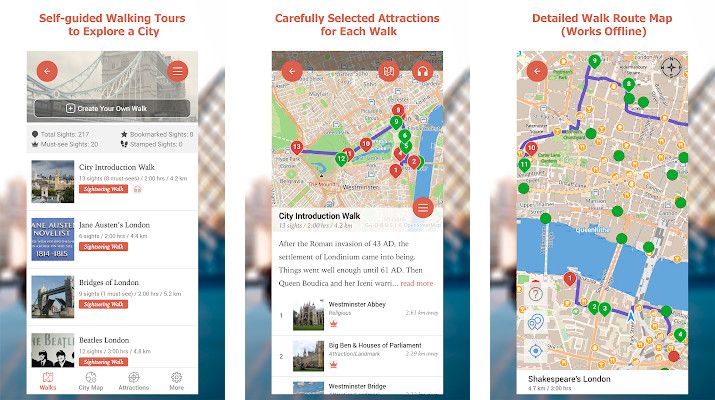 GPSmyCity - Offline city maps, Self-guided walking tours, In-app travel articles