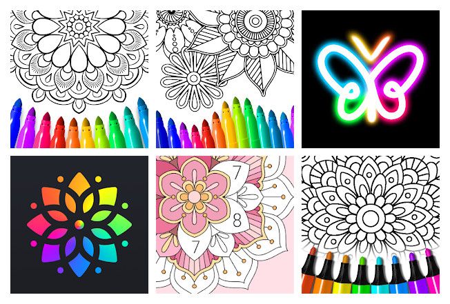 Best of 18 drawing mandalas on mobile Android, iPhone