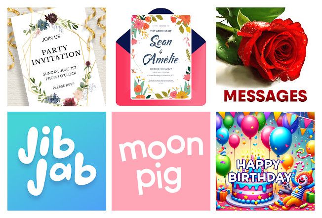 Best of 20 birthday cards apps on mobile Android, iPhone