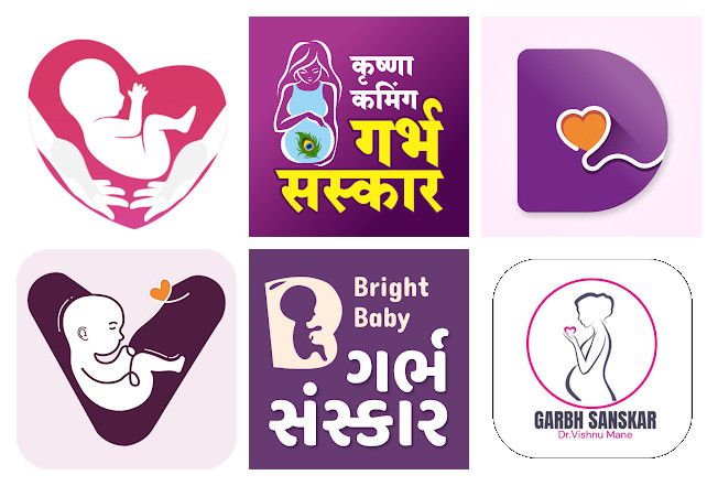 Best of 6 apps for garbh sanskar on mobile Android, iPhone