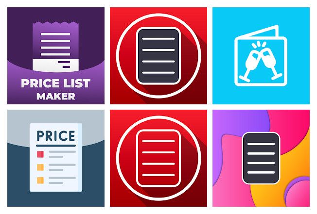 Best of 13 apps for making price list on Android, iPhone