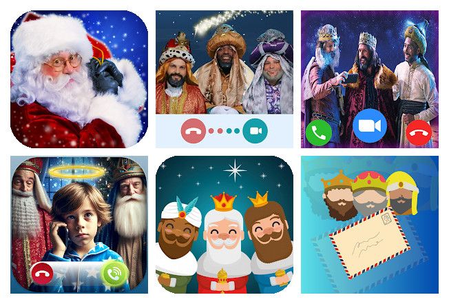 Las 6 mejores apps llamada reyes magos en móvil Android, iPhone