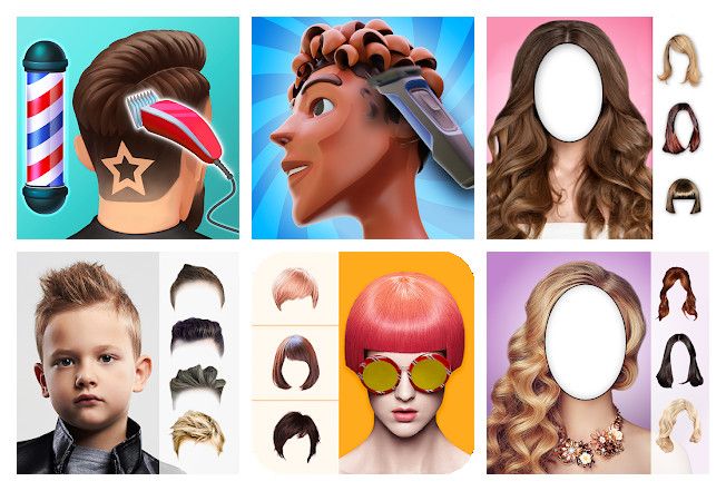 Las 14 mejores probador de cortes de pelo en Android, iPhone